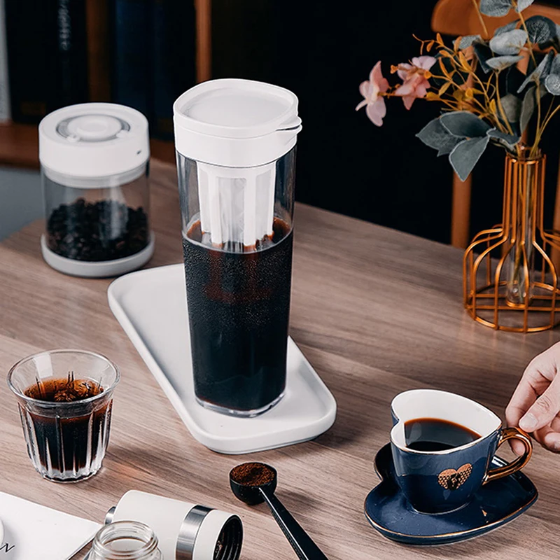 

Кофеварка холодного приготовления эспрессо, 1100 мл, с двойным фильтром