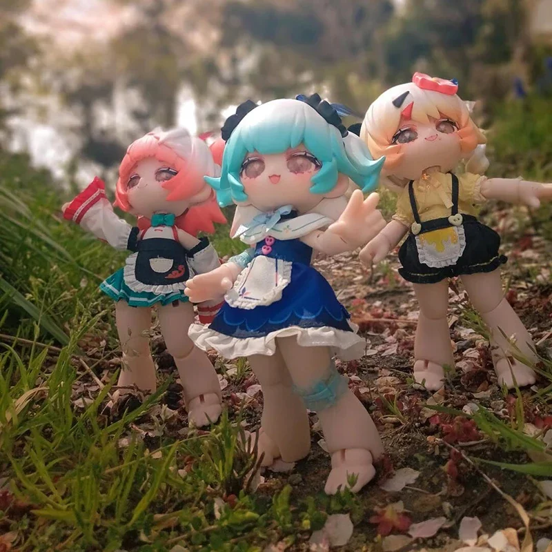 Фото Новая Kukaka Insect Cafe Serie Blind Box Toy Ob11 1/12 Bjd Action Doll Toy Caixa Surpresa Фигурка Милая модель Подарок на день рождения №2