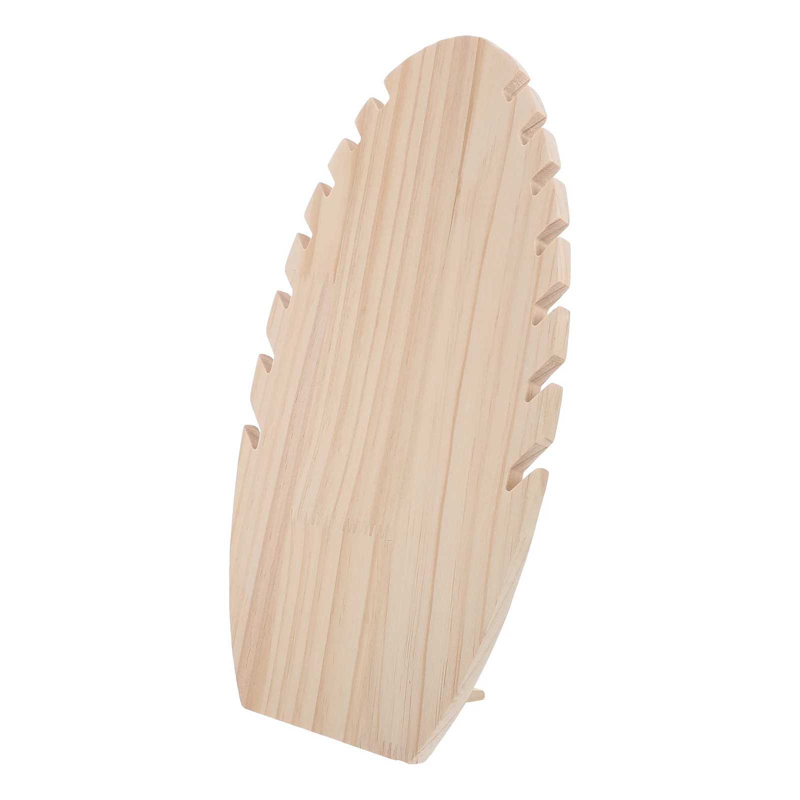 

1Pc Rack Wooden Sturdy Stable Display Prop Necklace Display Rack Necklace Holder