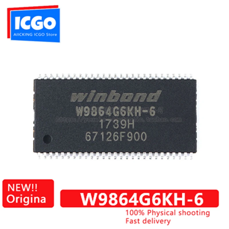 (10piece)100% New original W9864G6KH-6 TSSOP-54 RAM memory chip Fast delivery Free shipping