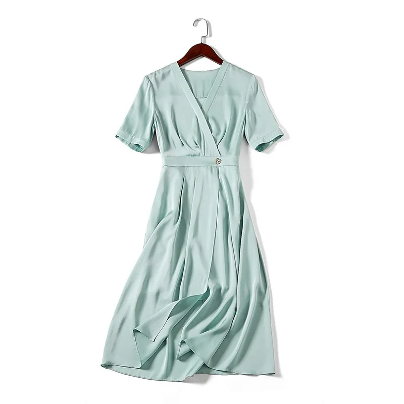 

New pure silk dress of mulberry silk in summer 2020