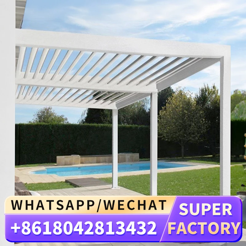 Уличная беседка 12x20 12x12 в металлической непроницаемой