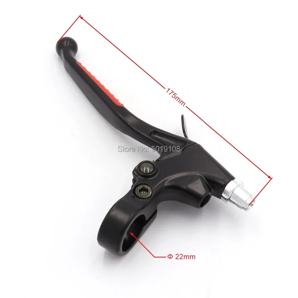 Черный рычаг сцепления с рукояткой 22 мм для двигателя искусственный двигатель 49cc