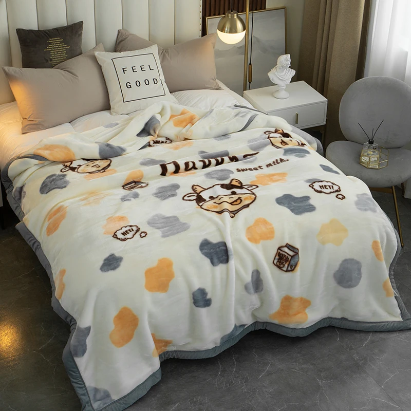 

Blanket solid color air conditioning blanket coral blanket nap blanket orders
