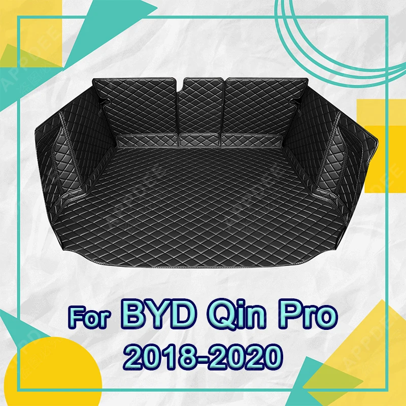 Автомобильный коврик для багажника с полным покрытием BYD Qin Pro 2018-2020 19