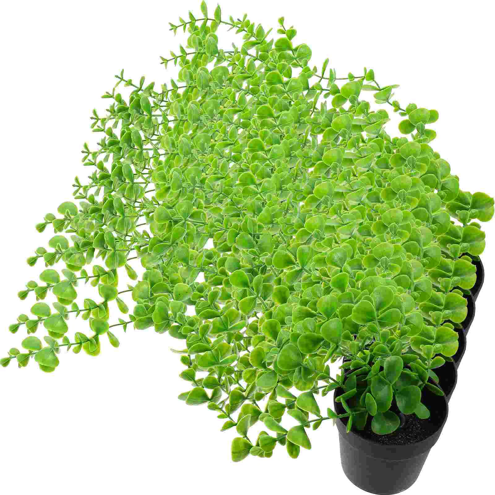 5 шт. искусственные подвесные растения в горшках уличный декор потолочные