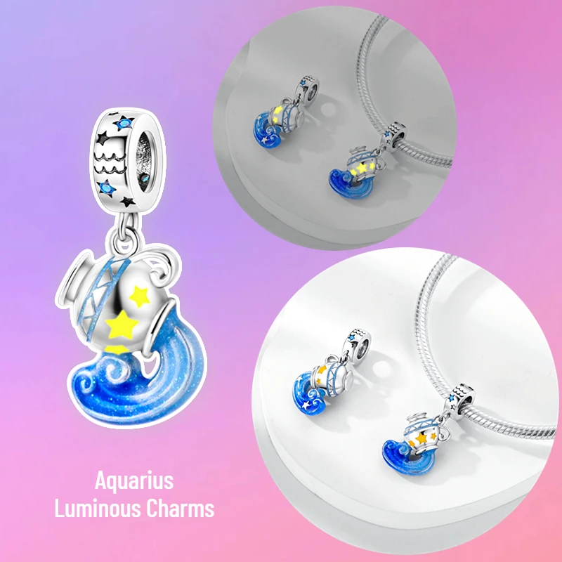 Шарм-бусина с изменением цвета в виде животного подходит для браслета Pandora