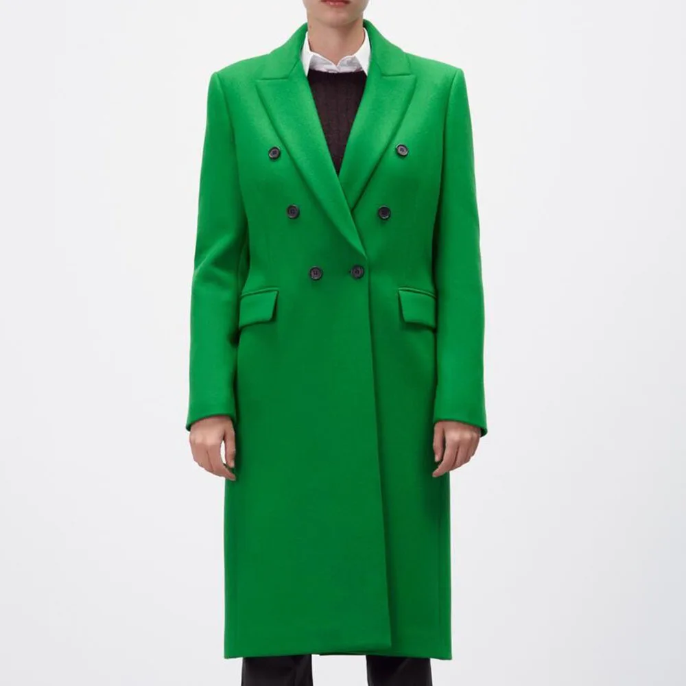 

Зимнее новое женское Шерстяное приталенное пальто, куртка