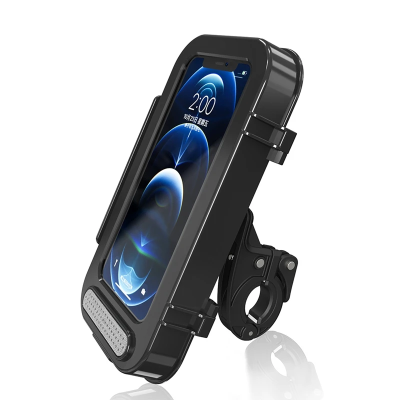 

Waterproof Bicycle Mobile Phone Holder, Motorcycle Mobile Phone Case , Press Screen Holder, For 4.5 - 6.7 Inch Phones