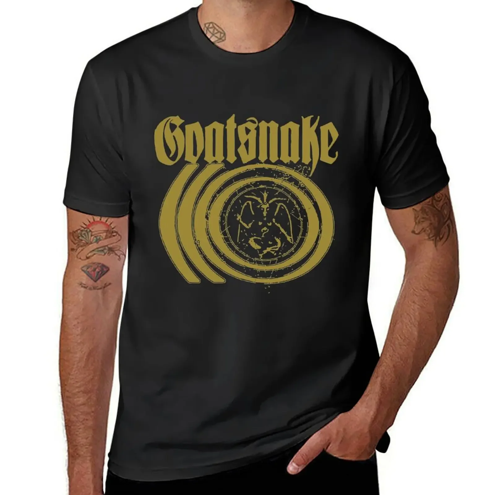 Футболки с логотипом Goatsnake футболки рисунком мужские для спортивных болельщиков
