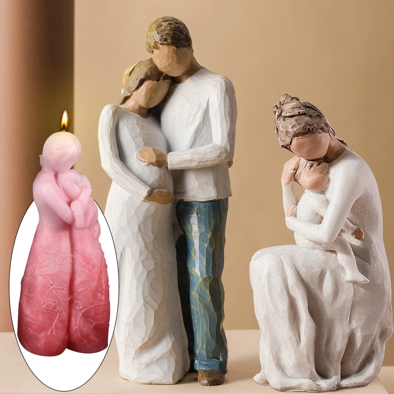 

Креативная силиконовая форма «сделай сам» в виде человеческого тела в виде свечи, формочка для мыла из смолы для изготовления свечей в виде ...