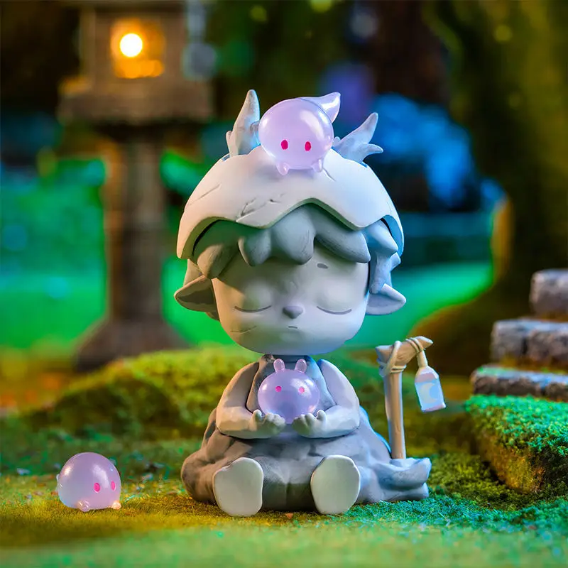 Скидка Оригинальные игрушки, MIMI, серия цветов персика, модель подтверждения стиля, милая аниме фигурка, Подарочная коробка сюрпризов