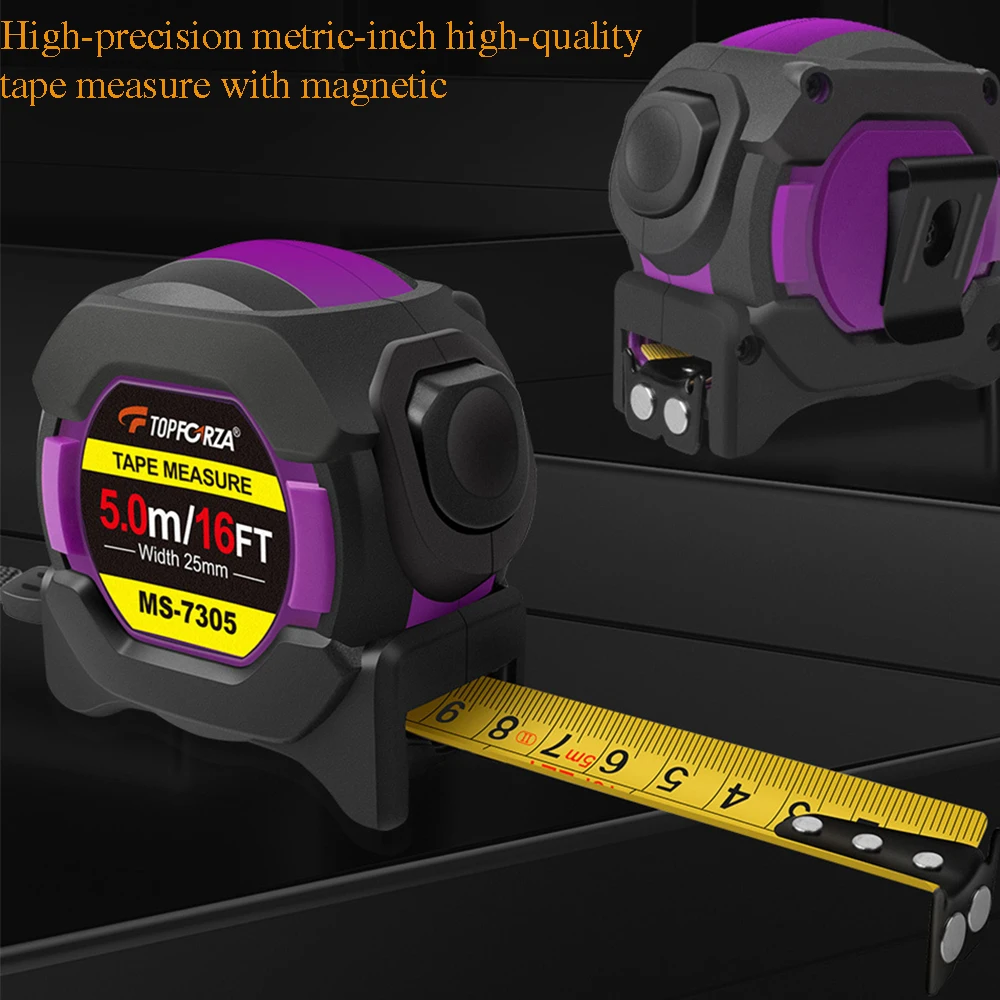 

High Precision Metric Inch Digital Tape Measure With Magnetic Anti-Drop Waterproof Anti-Rust Self-Locking Thickened Tape Measure