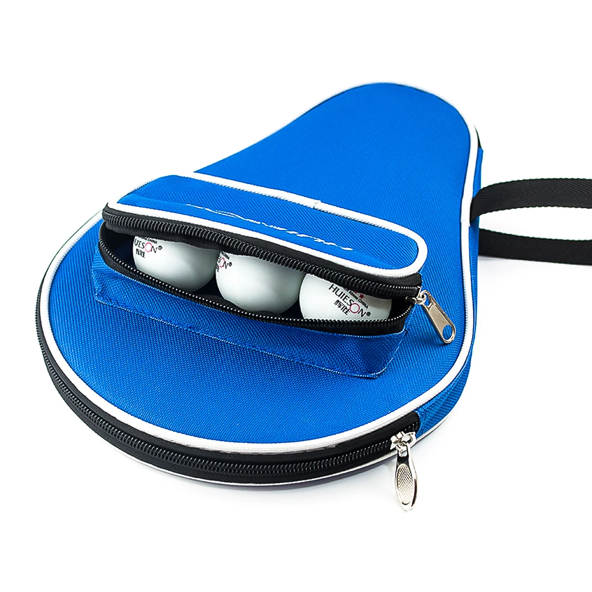 

Professional Table Tennis Racket Cover Storage Case for 1 Ping Pong Paddle Bat 3 Balls