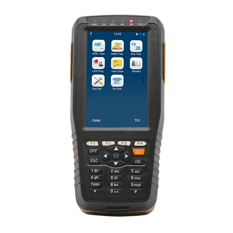 TM-600 Тестер ADSL/VDSL2+ Тест DMM Измеритель OPM/VFL Трекер тонов/телефон TDR Локатор