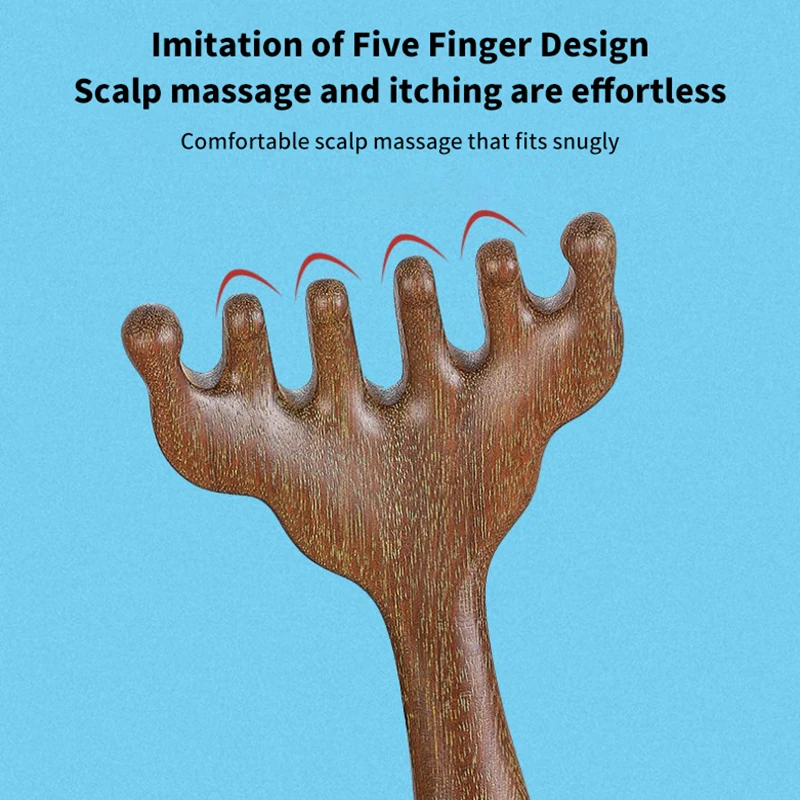 Золотой сандал дноуглубительная меридианная массажная расческа шесть челюстей