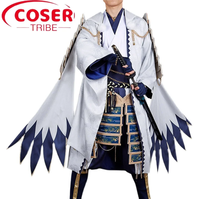 

COSER TRIBE Anime Game Touken Ranbu Tsurumaru Kuninaga Halloween Carnival Role CosPlay Costume Complete Set