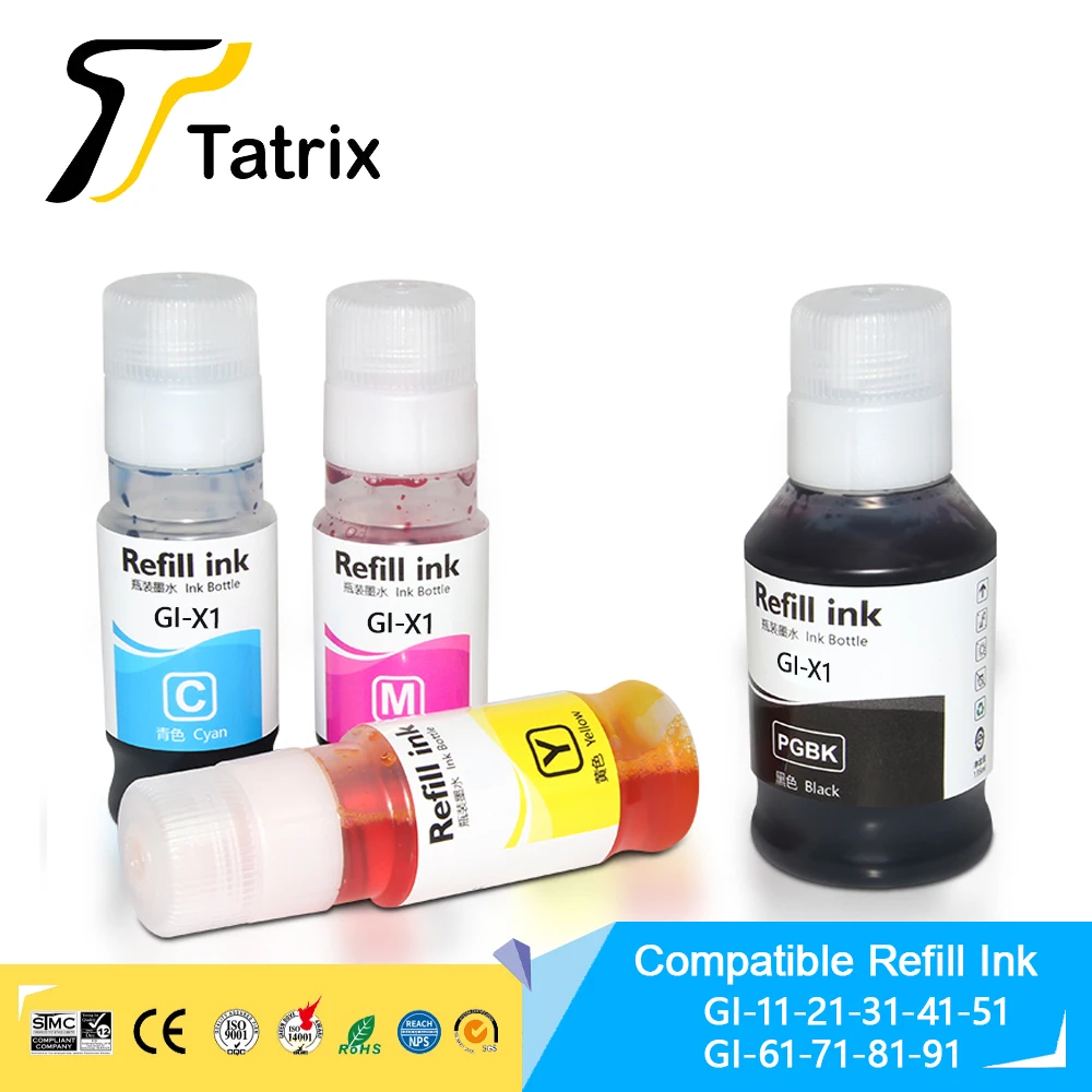 Tatrix GI71 GI 71 GI-71 чернила для Canon PIXMA G2020 G3020 G3060 |