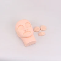 3d practice skin permanent makeup tattoo eye lip mannequin eyebrows and mouth mold replacement parts
