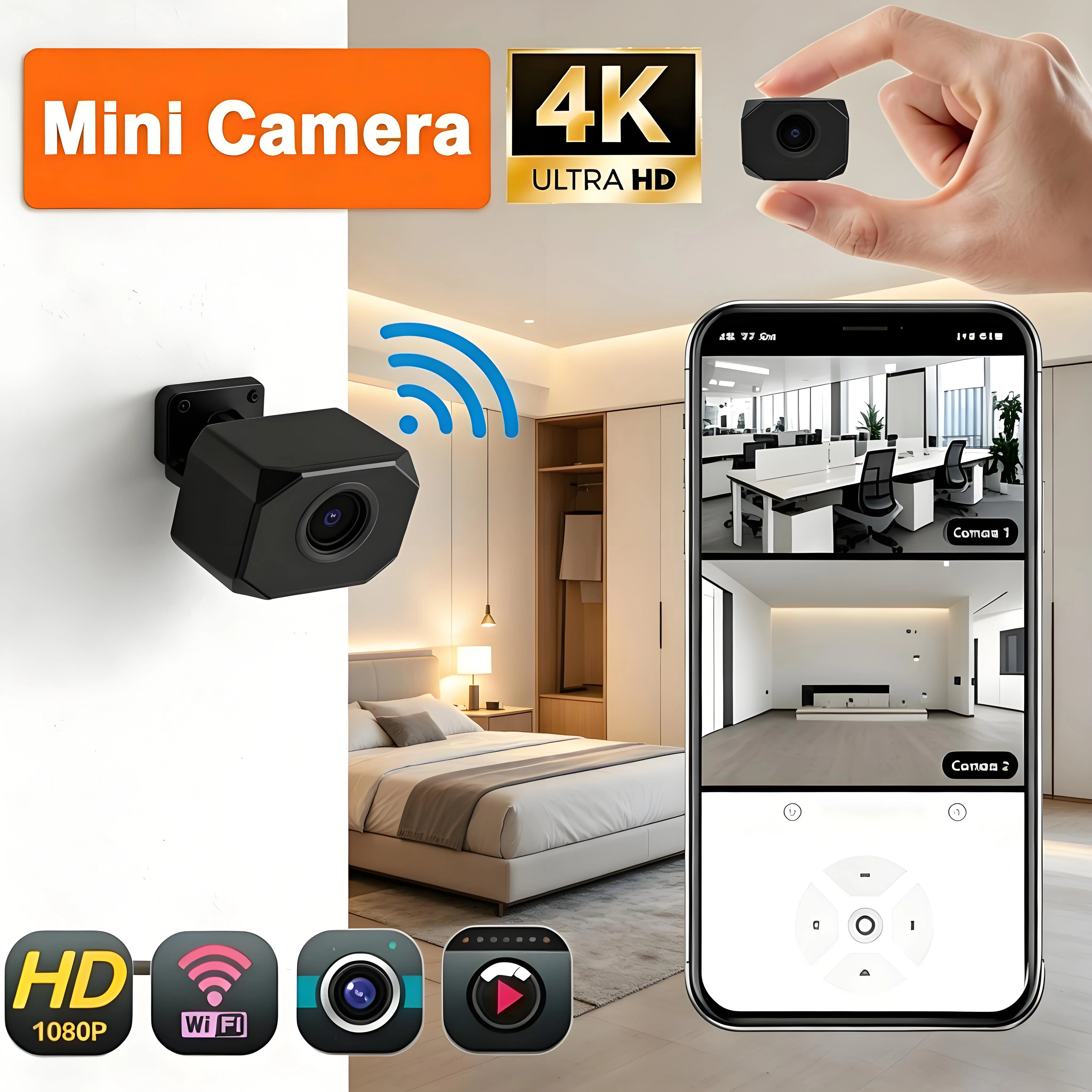 

Мини-камера Wi-Fi CY365 для дома 4K