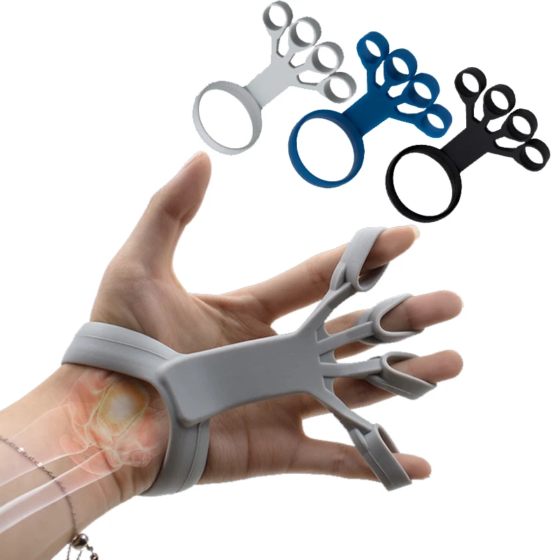 

Silicone Finger Trainer Wrist Strength Exercise Hand Grip Finger Expander Workout Hand Gripper Rehabilitation Workout Fitness