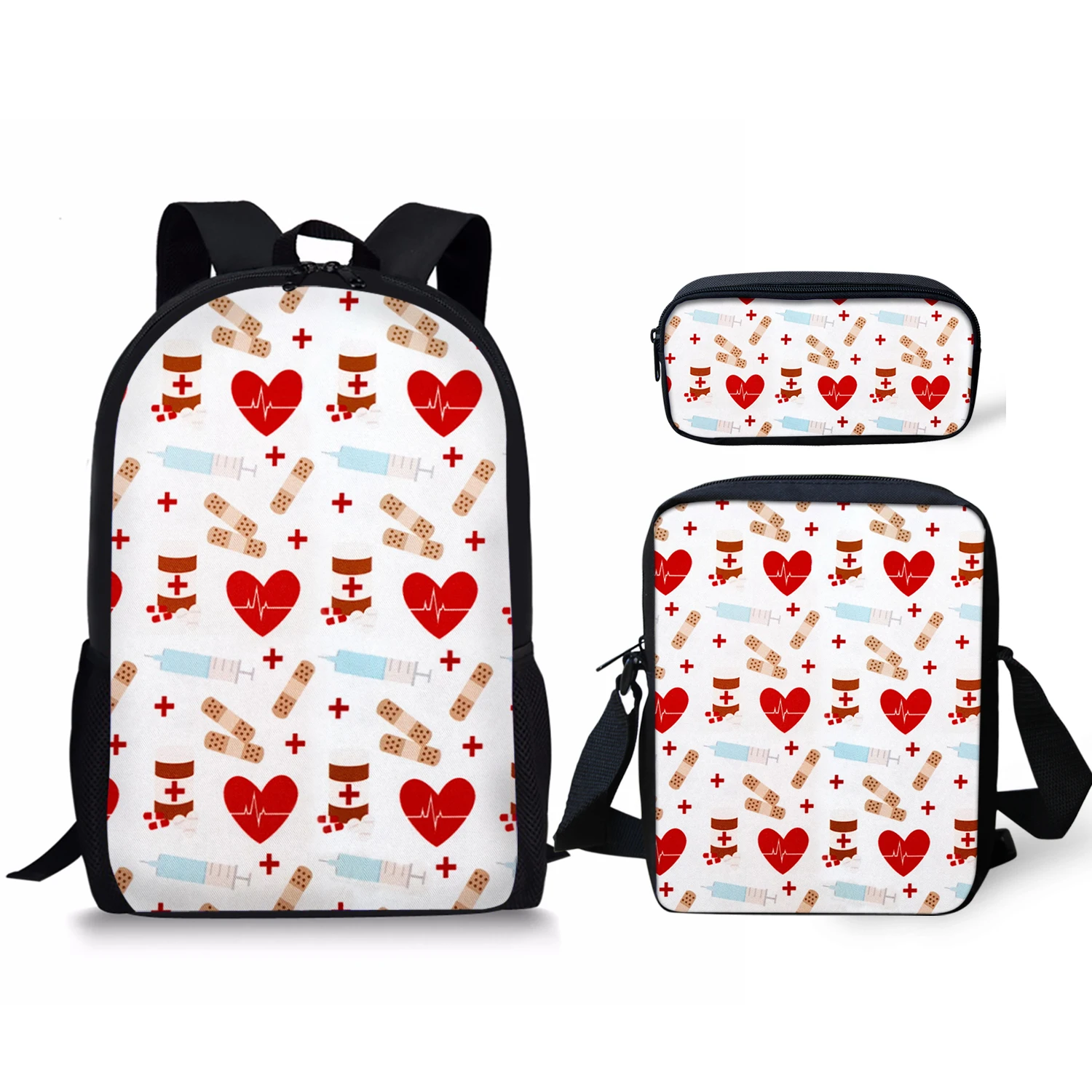 Медицинский инструмент новый 3 шт./набор, школьные сумки, прочный рюкзак для ежедневного путешествия, скалолазания, модный подарок на день р...