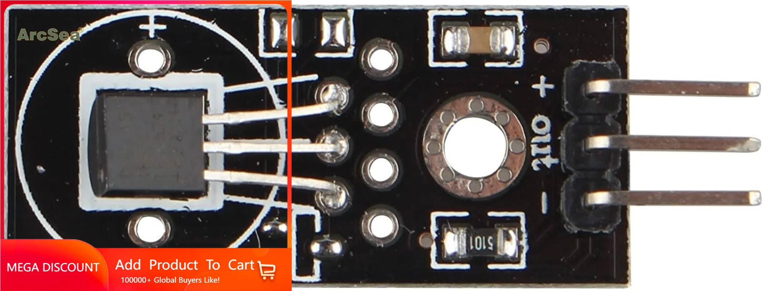 Плата модуля измерения температуры 18B20 DS18B20, цифровой сигнал на выходе, датчик обнаружения для провода Dupont Arduino, 5 в постоянного тока