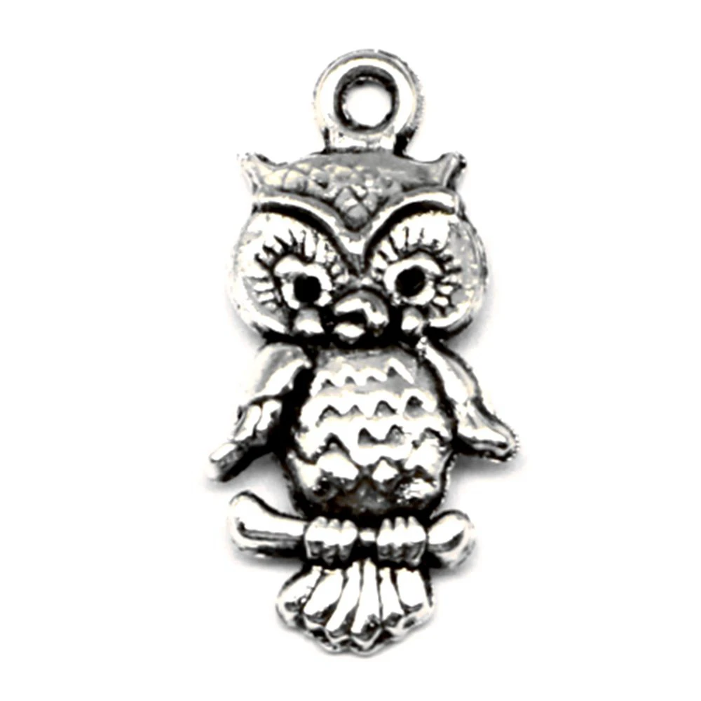 

Owl Charm For Making Jewelry Diy Finding 80pcs 13x26mm