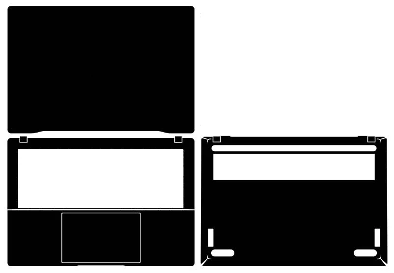 Наклейка-кожа для ноутбука Asus Vivobook 15X M1503QA/Vivobook M1603Q 16 виниловые наклейки из