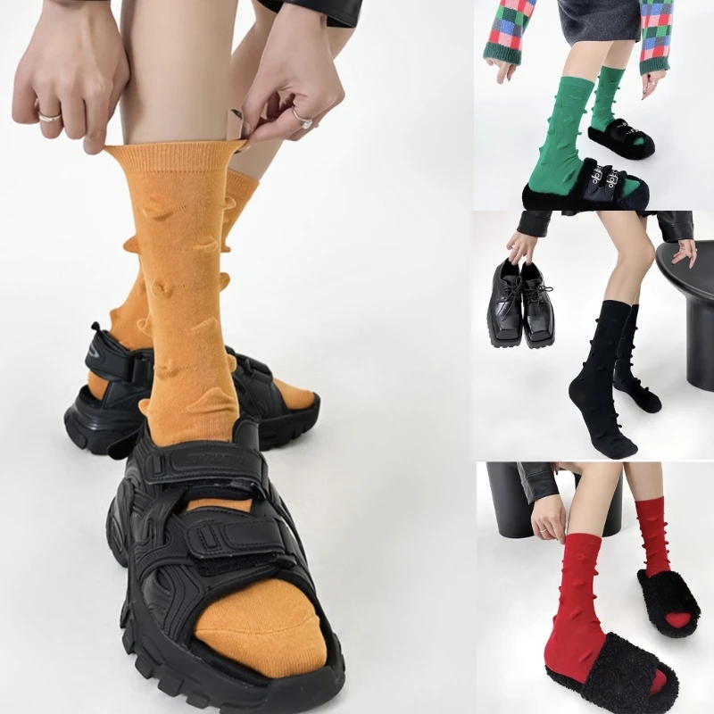 

Хлопковые короткие носки, милые повседневные чулки до щиколотки с 3D рисунком ежика для женщин, Прямая поставка