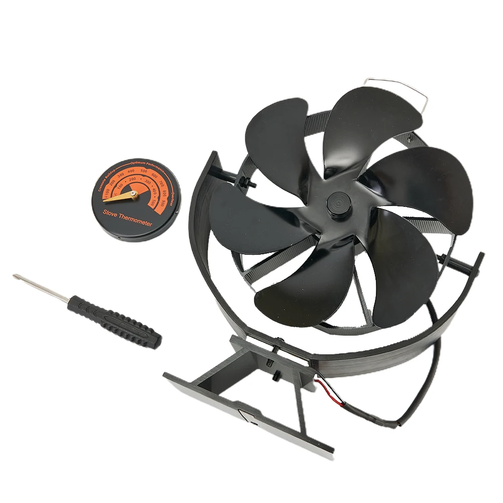

High Quality Fireplace Fan The New Fireplace Fan Adjustable Angle Anodized Aluminum Material Is Multi-angle Adjustable