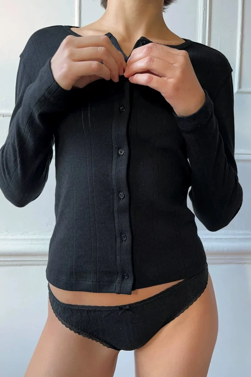 Женский белый вязаный кардиган COUCOU длинное осеннее пальто с длинным рукавом