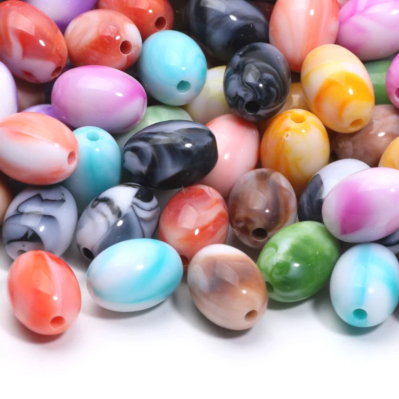 30 шт. акриловые бусины 10 х14 мм