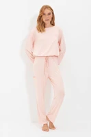 trendyol knitted pajamas set thmaw22pt0058