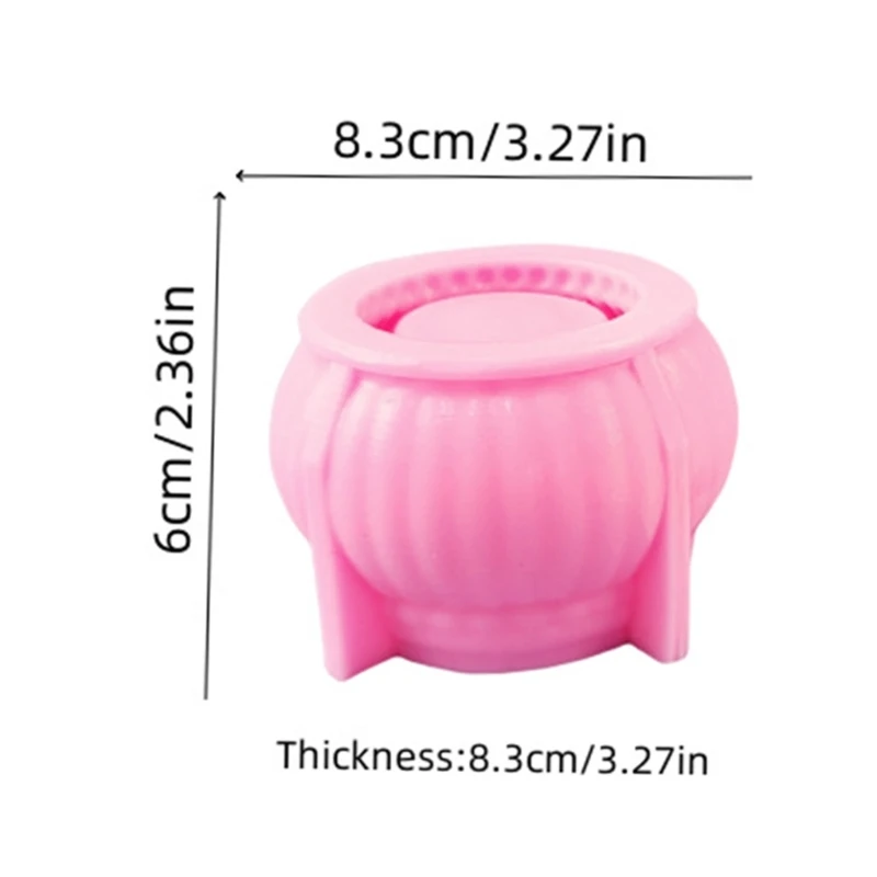 Силиконовая форма для подсвечника гипсовая подставка свечей ювелирных изделий