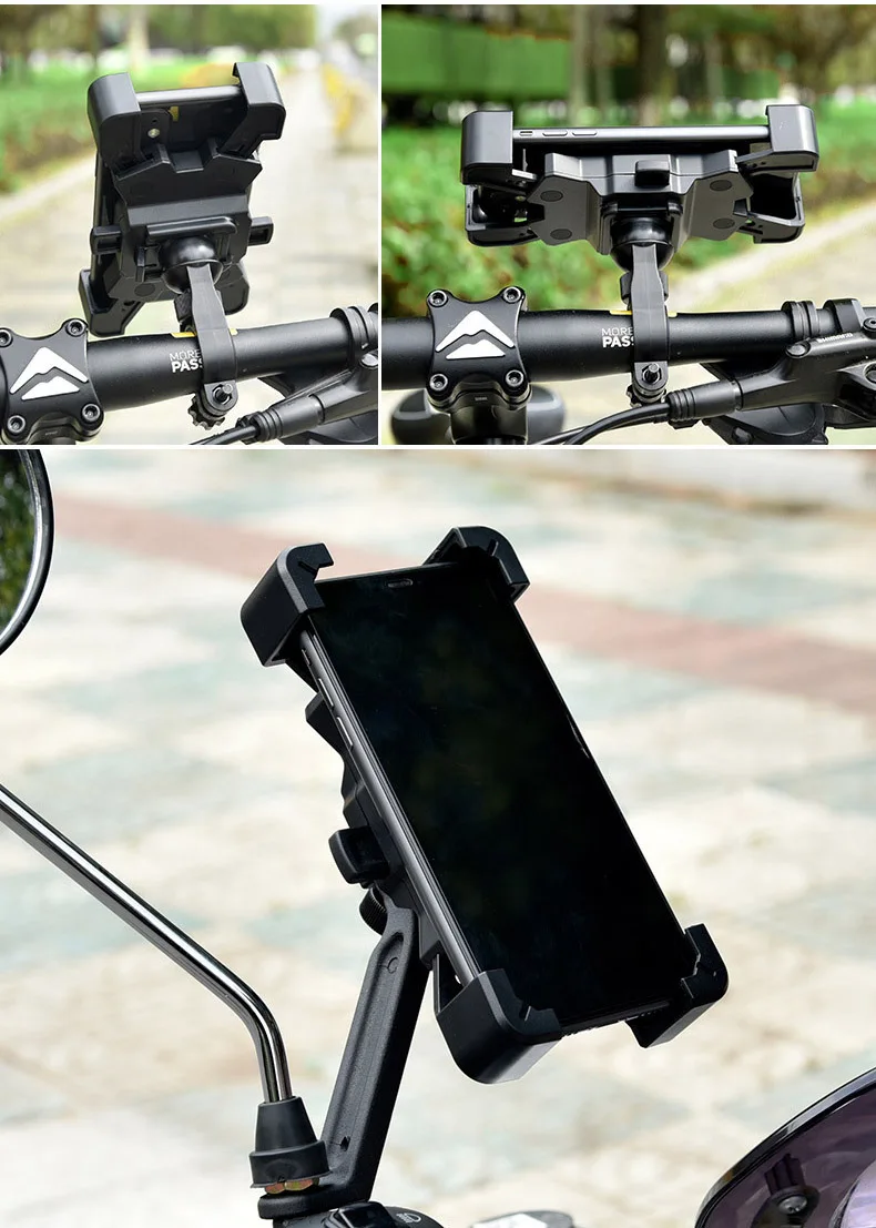 

Motorcycle Electric Vehicle Navigation Mobile Phone Holder Handlebar Holder FOR Bajaj Pulsar 200 NS/200 RS/200 AS dominar 400
