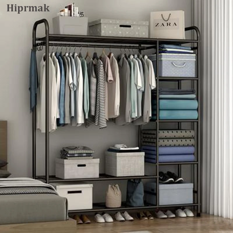 

Вешалка для пальто, сушилка для одежды, вешалка для пальто, портативная вешалка для одежды в спальню с колесиками, можно перемещать, простая ...