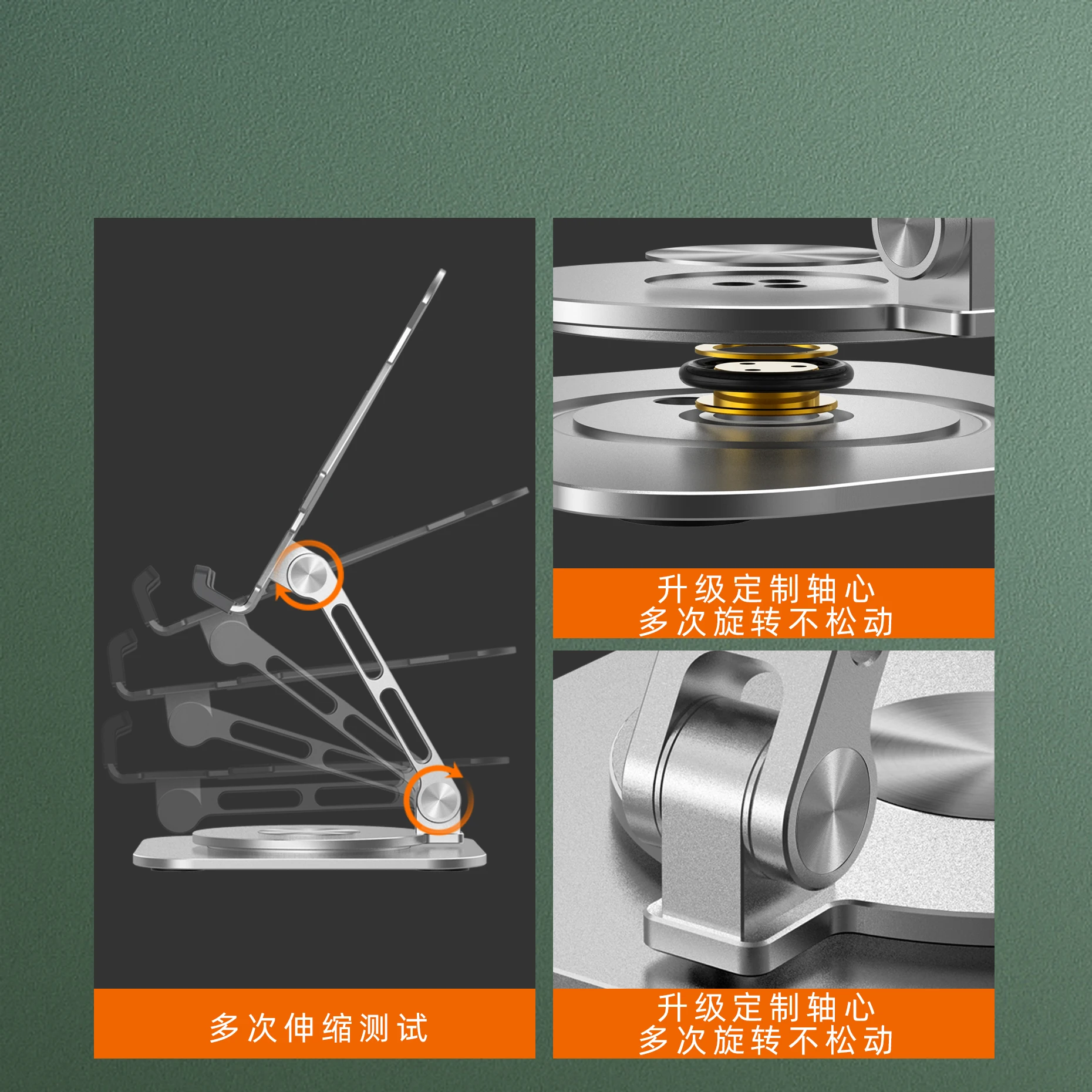 Настольная подставка для телефона из алюминиевого сплава держатель