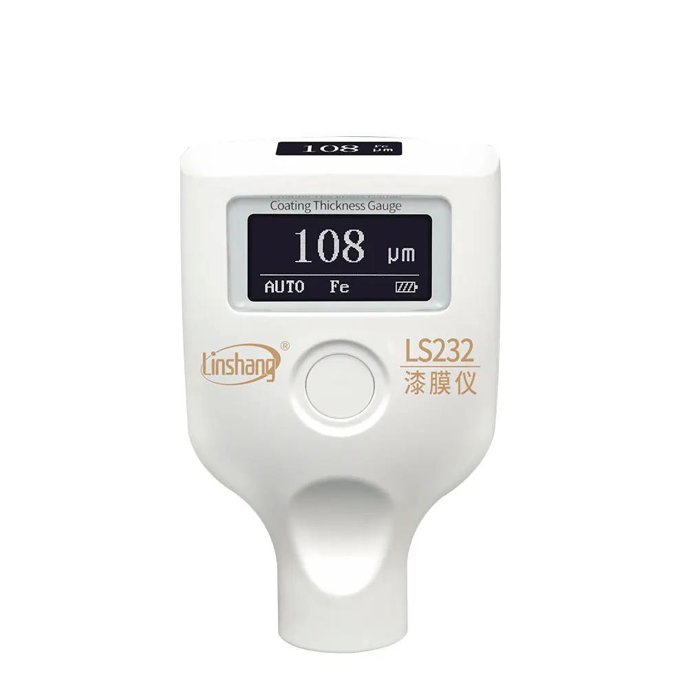 

LS232 Dual-Screen OLED Car Paint Meter Paint Thickness Meter Measuring Range 0.0-2000um