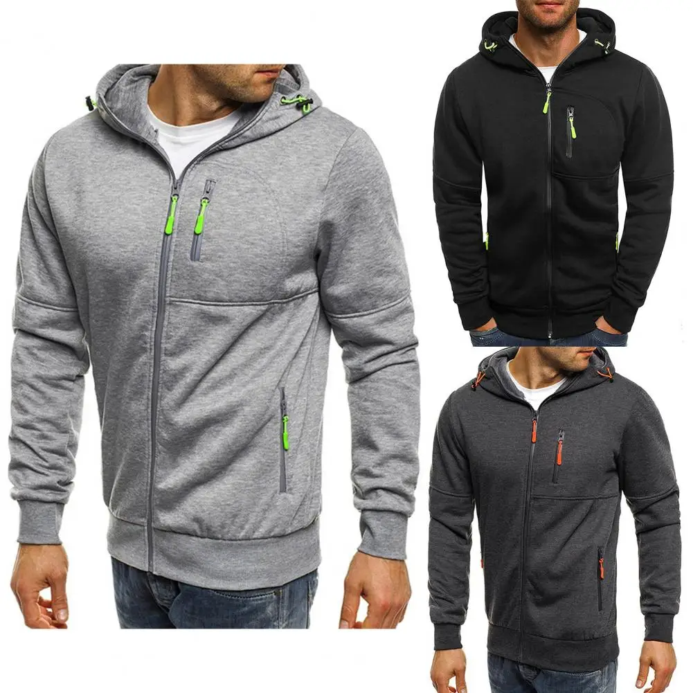 

Fashion Sweatshirt Slim Fit Top Long Sleeve Jacket Coat Autumn Winter Men Coat Male Clothing