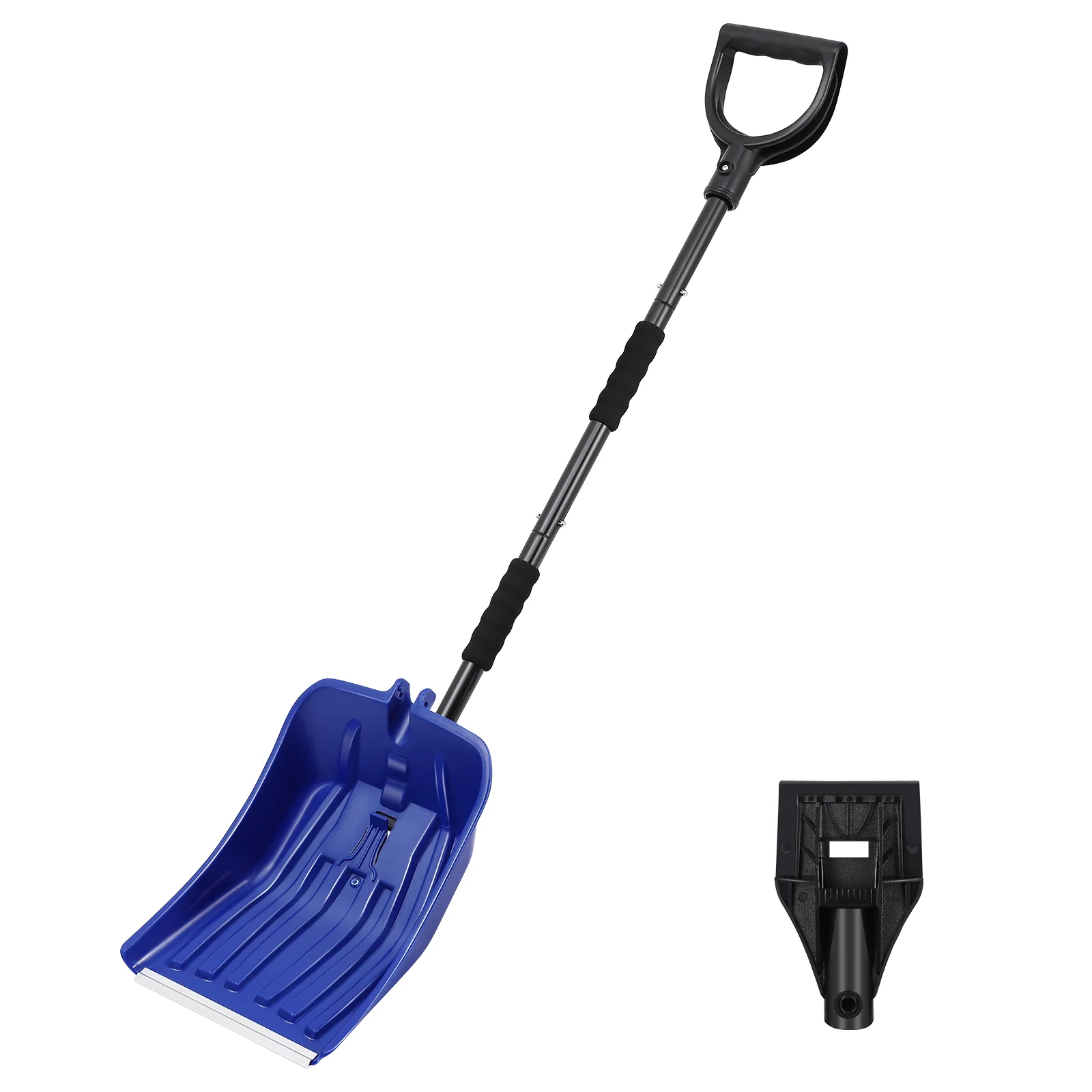 

Snow Shovel Detachable 2 in 1 Comfortable Snow Scraper for Home Yard
