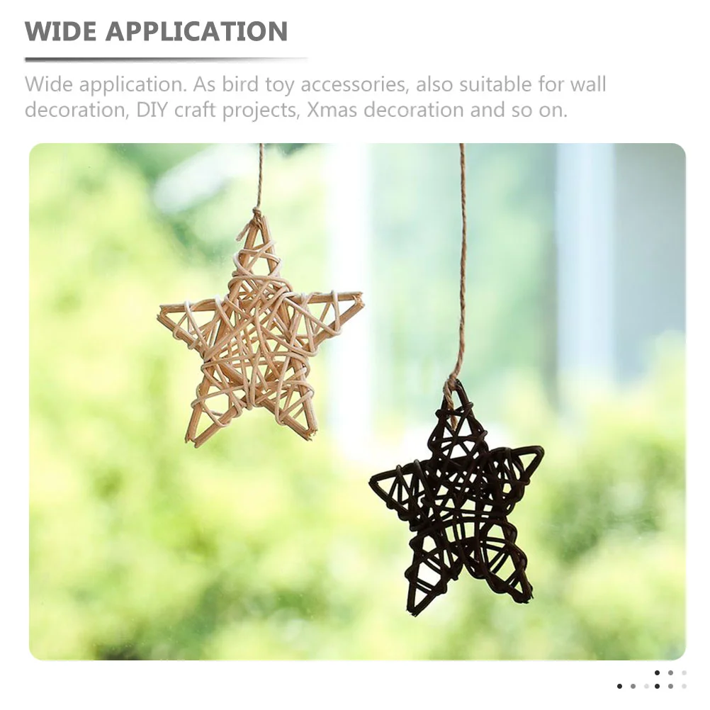 3шт украшения из ротанга со звездами Takraw шары для гостиной и аксессуаров
