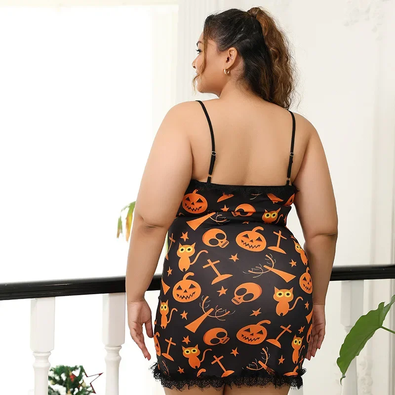 Женская Ночная сорочка с открытой спиной кружевное платье на бретельках для сна