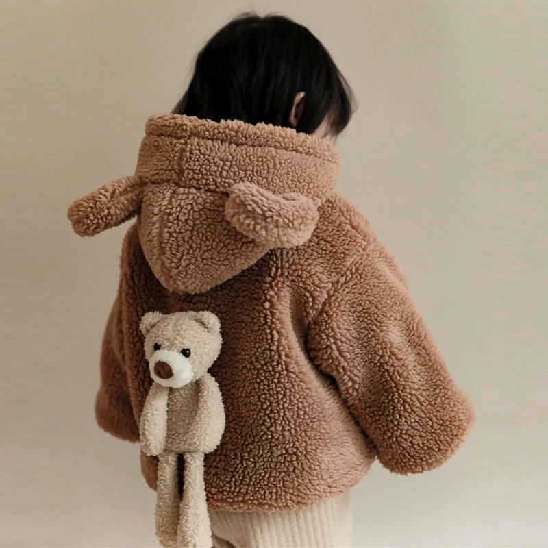 Новинка 2022 зимние куртки LZH для маленьких девочек бархатное плотное хлопковое