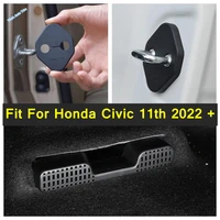 under seat air conditioner vent duct outlet shell trim door lock protective cover fit for honda civic 11th 2022 2023 accessories