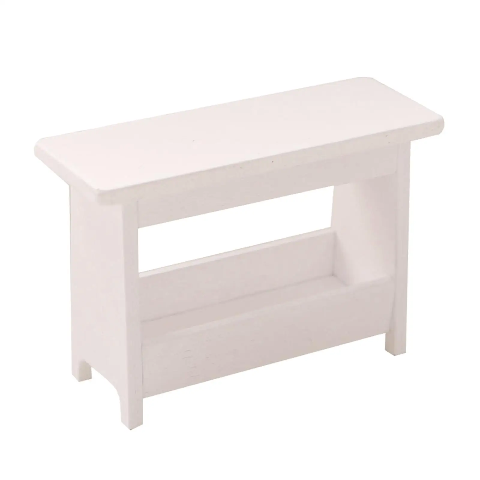 

Деревянная фотостул, мебель, Современная фотополка для масштаба 1/12, аксессуары для кукольного домика, игрушечное украшение