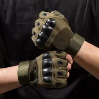outdoor tactical gloves airsoft sport gloves half finger type military men combat gloves shooting hunting gloves cycling gloves