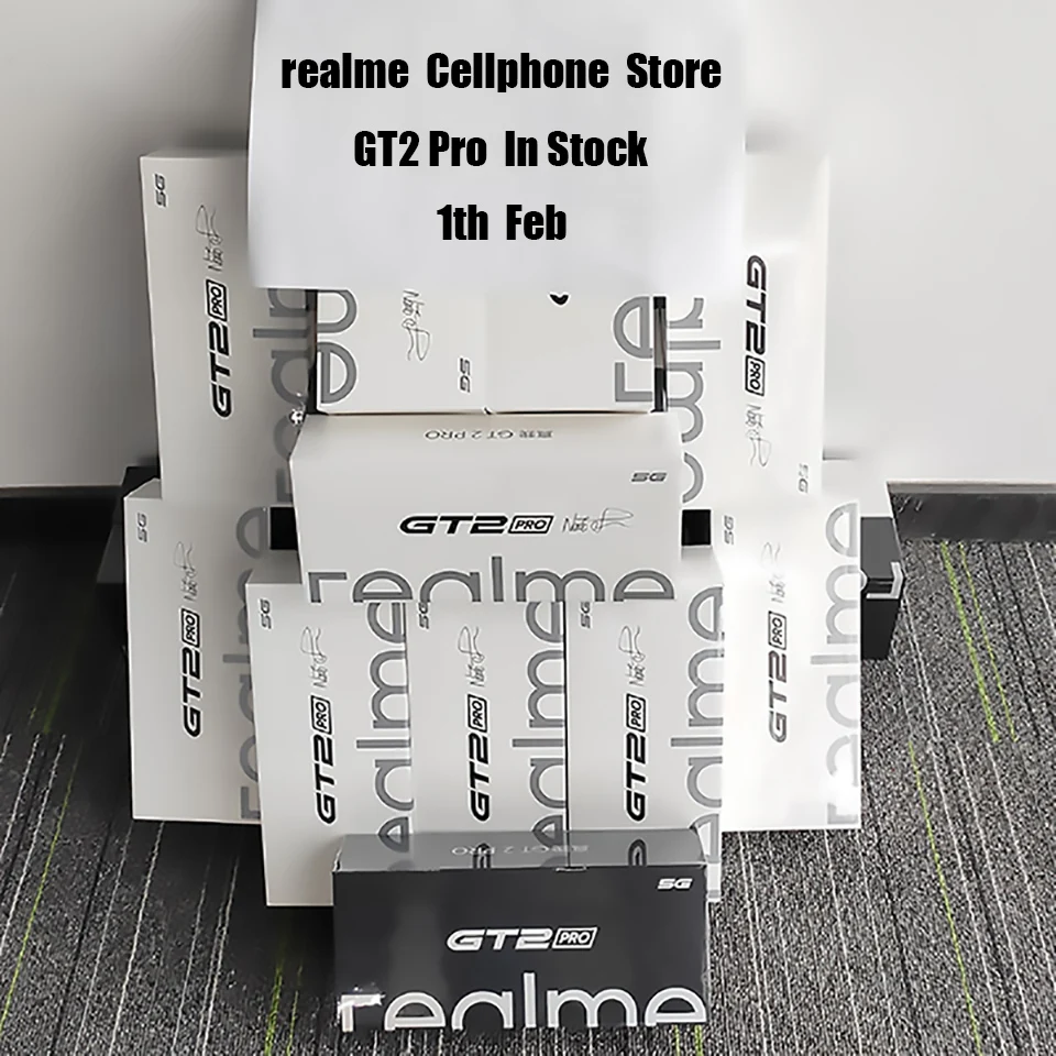 Realme GT 2 GT2 Pro 5G Mobile Phone Snapdragon 8 Gen1 120HZ 2K AMOLED Screen 5000 mAh 65W 50MP google play NFC smartphone