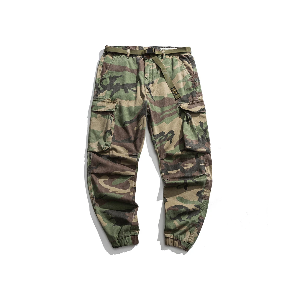 2022 Spring Autumn American Casual High Quality Military Camouflage Cargo Pants Men Clothing Harajuku Tactical Jogging Trousers images - 6