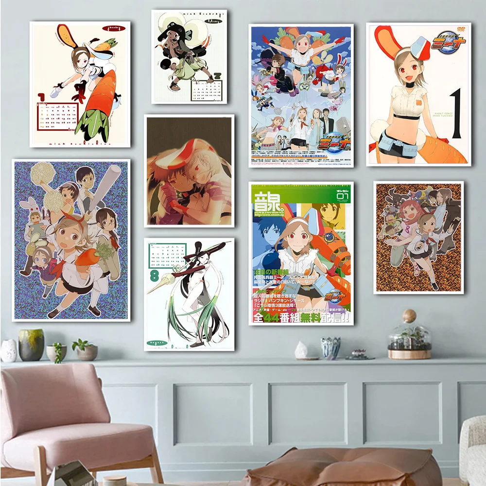 

Getsumento Heiki Mina Japanese Anime Print Art Poster Manga Canvas Painting Cartoon Wall Stickers Decor
